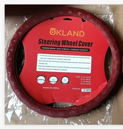 Steering Wheel Cover OKLAND Size 38-40cm